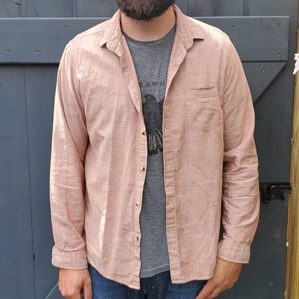 Salmon Casual button down shirt